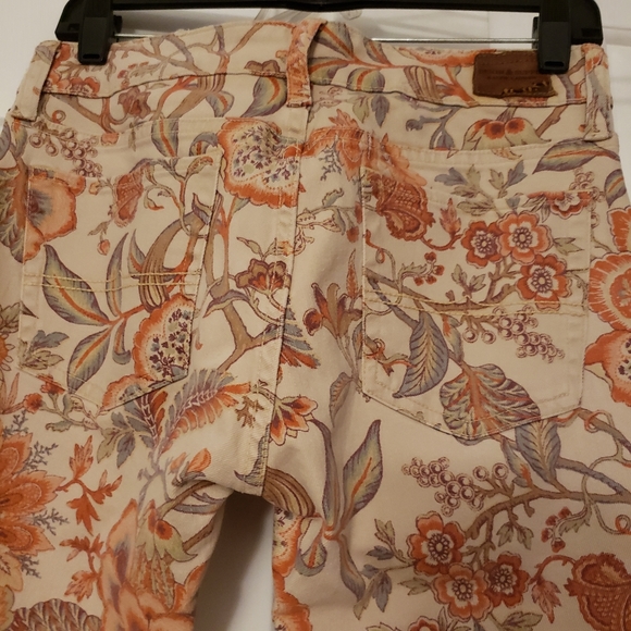 NWOT DENIM SUPPLY RL Metal Beads Floral Jeans - Picture 5 of 10